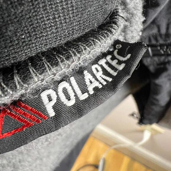 The North Face Polartec Denali Fleece Jacket Men’s M Gray Black  TNF Outdoor - Picture 3 of 8